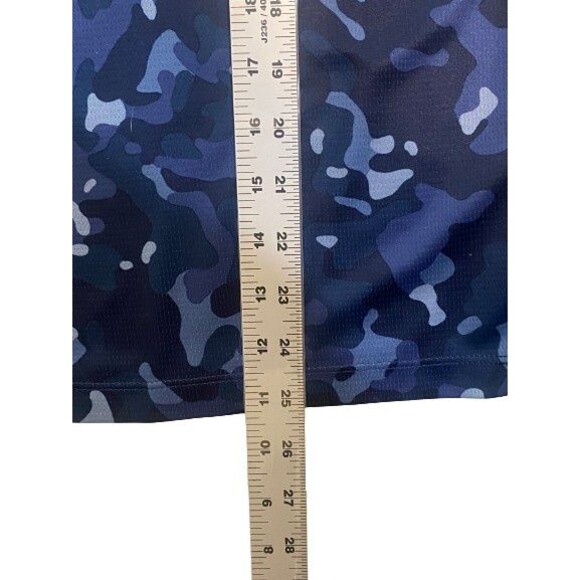 Ideology Boys T Shirt Youth Size XL Blue Camo Shirt Short Sleeve Activewear - Picture 4 of 5